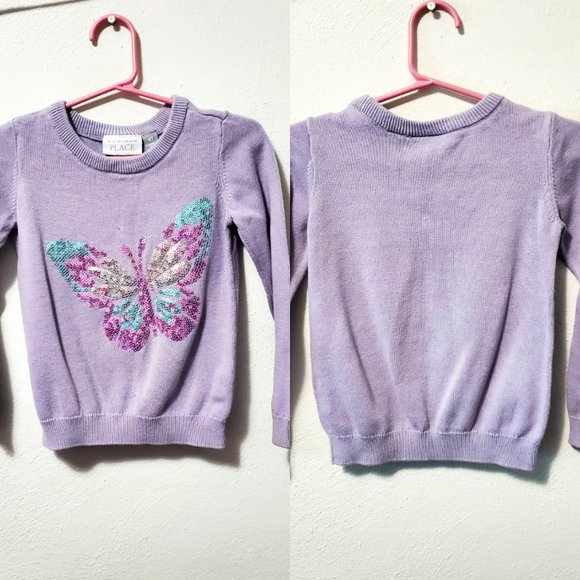 The Children's Place Other - Children's Place Girls Butterfly Sweater